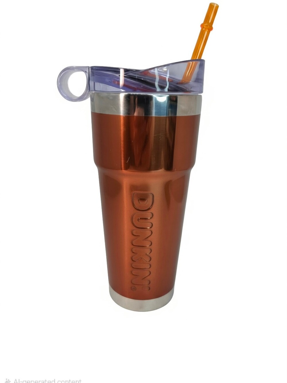 Dunkin (2023) 24oz. Limited Edition Fall Orange Insulated Travel Cup. 